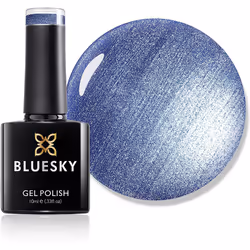 Bluesky Gel Nail Polish, Summer 2021 Collection, Opening Night Ss2124, 10 ml Blue, Shimmer, Metallic (Requires Curing Under L ...