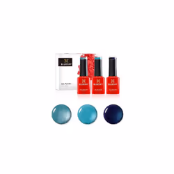 Gel Nail Polish Set, Teals, Hotski To Tchotchke 80529, Lost Labyrinth 80600, Peacock Flume 80603, 3 x 5 ml, Blue, Green (Requ ...