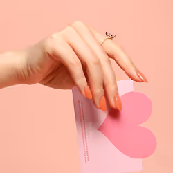 Gel Nail Polish, Pastel Dreams, Second Heart - LPD06. Pastel Gel Polish, Coral, Long Lasting, Chip Resistant, 5ml (Requires Drying Under UV or LED
