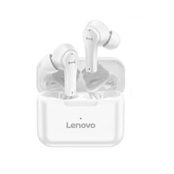 Lenovo QT82 TWS bluetooth 5.0 Earphone Headphone Touch Control Stereo HD Calls Waterproof Sport Headphone - white