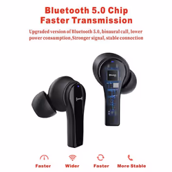Lenovo QT82 TWS bluetooth 5.0 Earphone Headphone Touch Control Stereo HD Calls Waterproof Sport Headphone - white