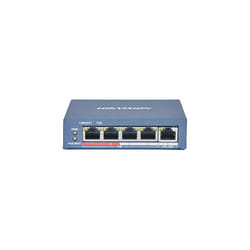 Switch HIKVISION 4 POE 10/100M Unmanaged, +1 Porta Uplink da 100M, 802.3af/at 25