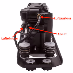 Air Suspension Compressor w/ bracket Valve Block For BMW F01 F07 F11 37206789450