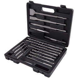 17x Rotary Hammer Bits Drill Bit & Chisel Set for SDS Plus Drills