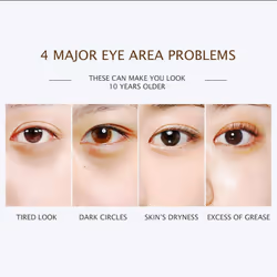 BIOAQUA 30 Pairs Eye Mask Moisturizing Hydrating Anti-Wrinkle Anti-Aging Remove Dark Circles Smooth Nourishing Refreshing (GREEN)