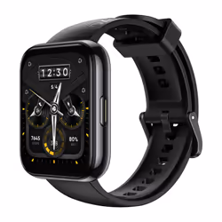 realme watch 2 pro 4.45 cm (1.75") Digital 320 x 385 pixels Touchscreen Black GPS (satellite) - Additional view 2
