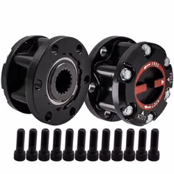 2x FREE WHEELING HUBS FOR HOLDEN RODEO JACKAROO COLORADO ISUZU D-MAX 17 spline