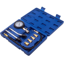 PETROL ENGINE COMPRESSION TESTER GAUGE TOOLS Cylinder Leakage Test Kit