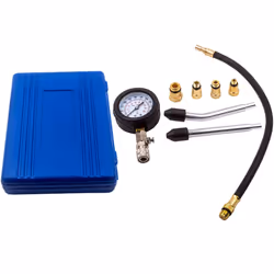 PETROL ENGINE COMPRESSION TESTER GAUGE TOOLS Cylinder Leakage Test Kit