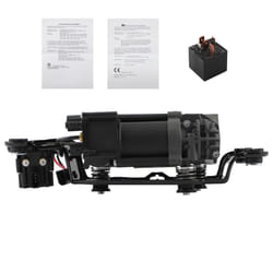 Air Suspension Compressor W/ Bracket Valve for BMW X5 F15 X6 F16 13-19