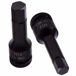 8pcs Impact Allen Key Hex Hexagon 1/2" Drive Bit Socket Set H5 to H19