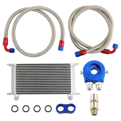 19 Row AN10 Universal Engine Oil Cooler+Filter Adapter Kit 01EGF002EBK