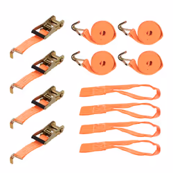 4X Heavy Duty Ratchet Tie Down Straps 38mm 2.9Meter Cargo Luggage 2Ton