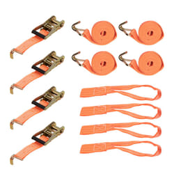 4X Heavy Duty Ratchet Tie Down Straps 38mm 2.9Meter Cargo Luggage 2Ton