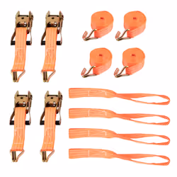 4X Heavy Duty Ratchet Tie Down Straps 38mm 2.9Meter Cargo Luggage 2Ton