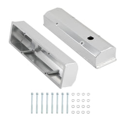 Fabricated Tall Valve Covers 1/4" Billet Rail For Chevy 350 383 400 1958-86 SBC