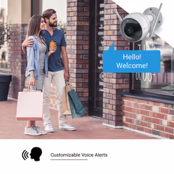 EZVIZ C3W 4MP Pro Smart Outdoor Camera with Colour Night Vision, AI Human Detection with Alarm & Strobe - Additional view 7