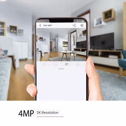 EZVIZ C6N 4MP Smart Indoor Smart Security PT Cam, with Motion Tracking - White - Additional view 4