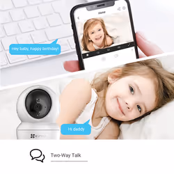 EZVIZ C6N 4MP Smart Indoor Smart Security PT Cam, with Motion Tracking - White - Additional view 7