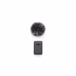 DJI Wireless Microphone Transmitter, Contact microphone, 50 - 20000 Hz, Wireless, 3.5 mm (1/8"), Black, Battery