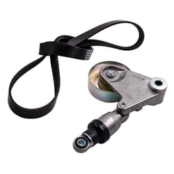 ZD30 Drive Fan Belt +Tensioner Assembly for Nissan Patrol GU 3.0L Navara 01-07