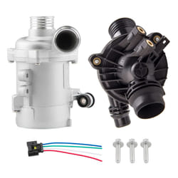 Electric Water Pump + Thermostat Kit For BMW 328i 528i 530xi 525xi X3 X5 w/ Bolt