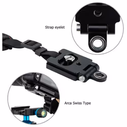 JJC DSLR Camera Hand Strap with Arca Type Plate for Can. Nikon