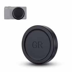JJC Aluminum Lens Cap Cover Protector for Ricoh GR IIIx GR IIIx HDF GR3x HDF GR III GR III HDF GR3 HDF GR II GR2 with Soft EV ...