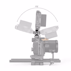 SmallRig Swivel and Tilt Adjustable Monitor Mount with Cold Shoe Mount