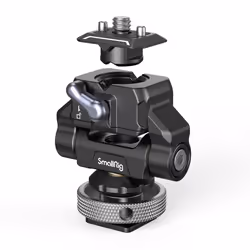 SmallRig Quick Release Camera Monitor Mount with Cold Shoe Supports Swivel 360 and Tilt 170 Adjustable Drop-in HawkLock Cam ...