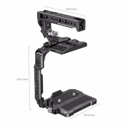 SmallRig 3899 video stabilizer accessory Cage Black Aluminium, Stainless steel 1 pc(s) Canon Canon EOS C70 3899