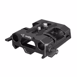 SmallRig 4002, Rail plate, Black, Aluminium, Stainless steel, 1/4-20, 3/8-16", China, Baseplate, 2 x 1/4"-20 Screw, 3/8"-16 S ...