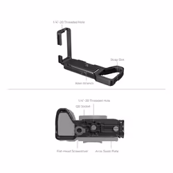 SmallRig 3660B camera bracket Aluminium, Genuine leather, Silicone, Stainless steel - Additional view 2