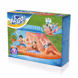 Bestway H2OGO! Triple Water Slide with Tsunami Splash Ramp 4.88 m - Additional view 8