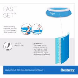 Bestway Fast Set Round Inflatable Pool 2.44 m x 61 cm - Additional view 6