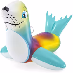 Bestway Flash n Splash Seal Kids Ride-On Pool Float, Multicolour, Ride-on float, Pattern, 3 yr(s), Boy/Girl, 45 kg