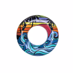 Bestway CoastalCastaway Swim Tube 91 cm, Multicolour, Floating tube, Pattern, 10 yr(s), Boy/Girl, EN71-1,2,3/AS NZS ISO8124