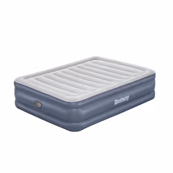 Bestway Tritech Air Mattress Queen with Built-in AC Pump and Antimicrobial Coating 2.03 m x 1.52 m x 51 cm