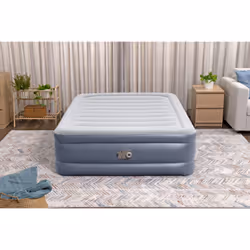Bestway Tritech Air Mattress Queen with Built-in AC Pump and Antimicrobial Coating 2.03 m x 1.52 m x 51 cm