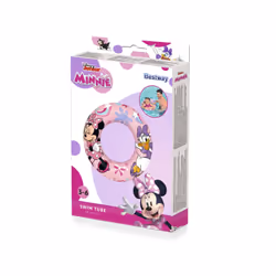 Bestway Disney Junior Minnie Mouse Inflatable Swim Tube 56 cm, Pink, Purple, Floating tube, Image, 3 yr(s), Girl, 6 yr(s)