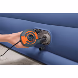 Bestway Tritech Air Mattress Queen with Built-in AC Pump and Antimicrobial Coating 2.03 m x 1.52 m x 46 cm