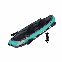 Bestway Hydro-Force Ventura Elite X2 Inflatable Kayak Set 3.30 m, Travel/recreation, Inflatable boat, Black, Green, 2 person( ...
