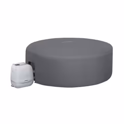 Bestway Lay-Z-Spa EnergySense Thermal Round Hot Tub Cover 2.16 m x 80 cm, Pool safety cover, Inflatable pool, Round, Grey, PV ...