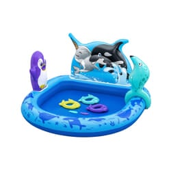 Bestway Polar Pals Kids Inflatable Water Play Center and Pool 1.34 m x 1.31 m x 73 cm