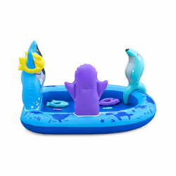 Bestway Polar Pals Kids Inflatable Water Play Center and Pool 1.34 m x 1.31 m x 73 cm