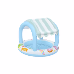 Bestway Sweet Shoppe Inflatable Shaded Kiddie Pool 1.04 m x 84 cm