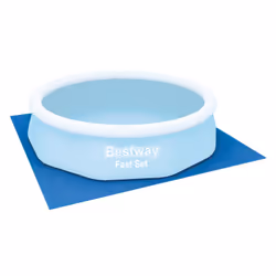 Bestway Ground Protector Cloth for 3.05 m Above Ground Pools and Hot Tub Spas, Ground cloth, Blue, Polyethylene, Above ground ...