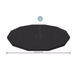 Bestway Round Pool Cover for 3.66 m Above Ground Pools - Additional view 8