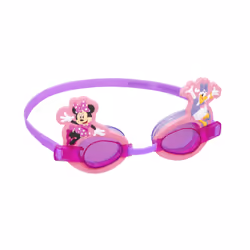 Bestway Disney Jr. Minnie & Friends Child 3+ Swim Goggles, Unisex, Pink, PVC, Pink, Polycarbonate, Violet