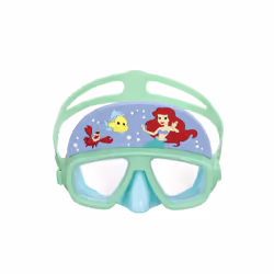 Bestway Disney Little Mermaid Child 3+ Swim Mask, Child, Half face mask, Polycarbonate, Green, 3 yr(s), EN16805